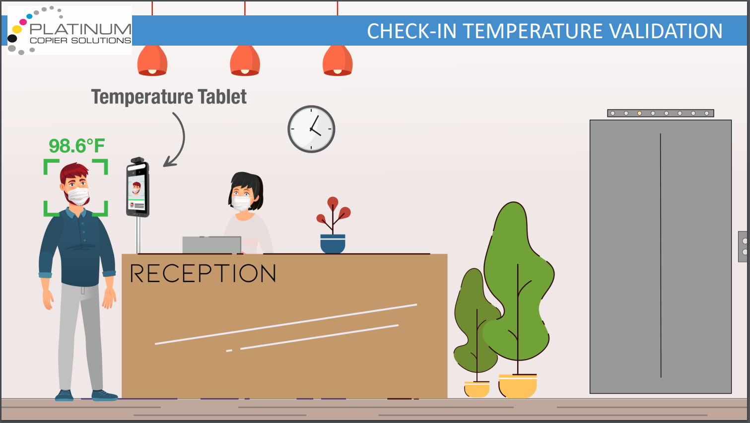 temperature kiosks from platinum copier solutions platinum copier solutions houston Temperature Kiosks from Platinum Copier Solutions, Platinum Copier Solutions, Houston