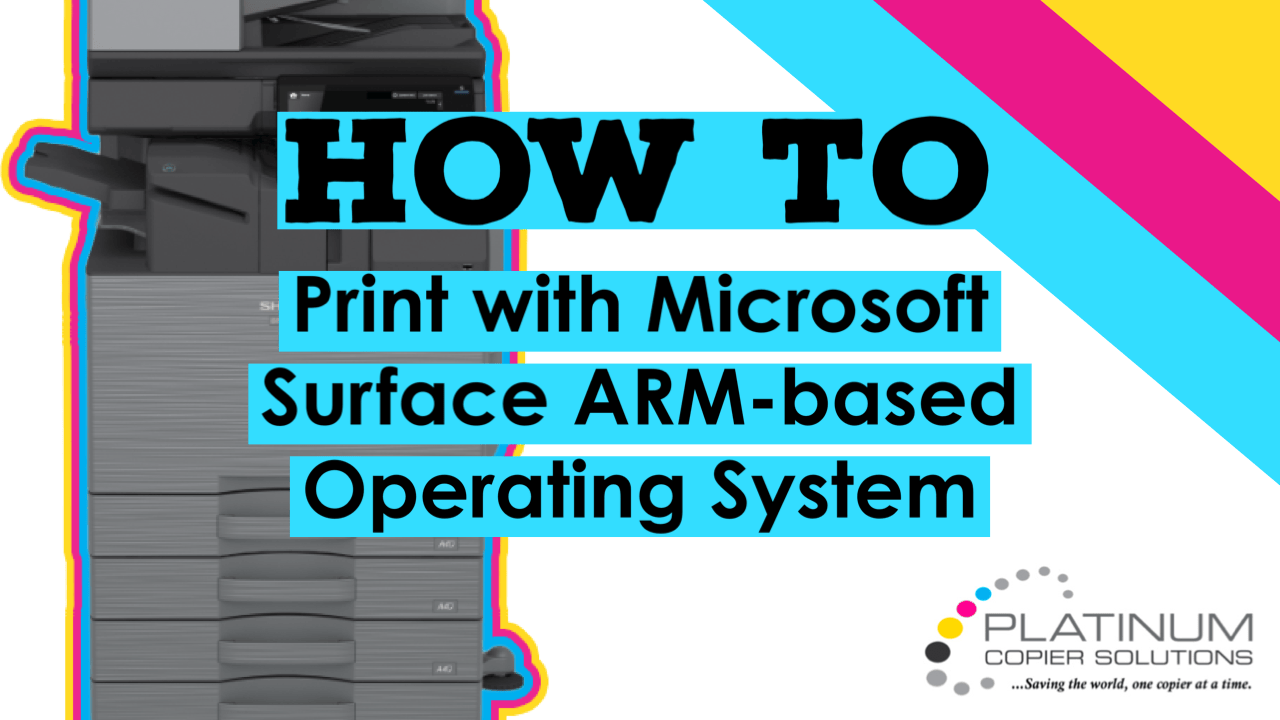 Sharp Copier ARM-based drivers