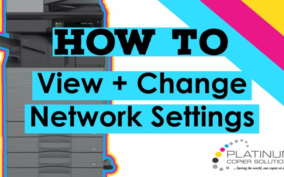How To View and Change Network Settings on a Sharp Copier [Video]