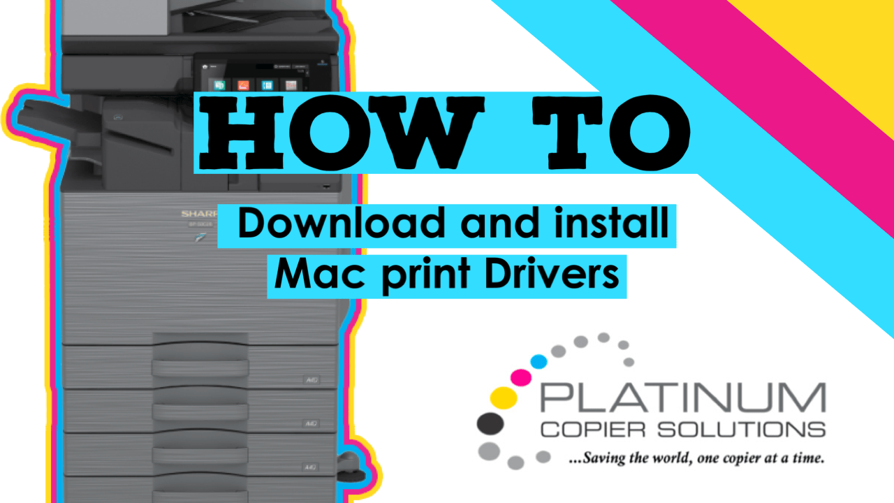how to download and install mac print drivers