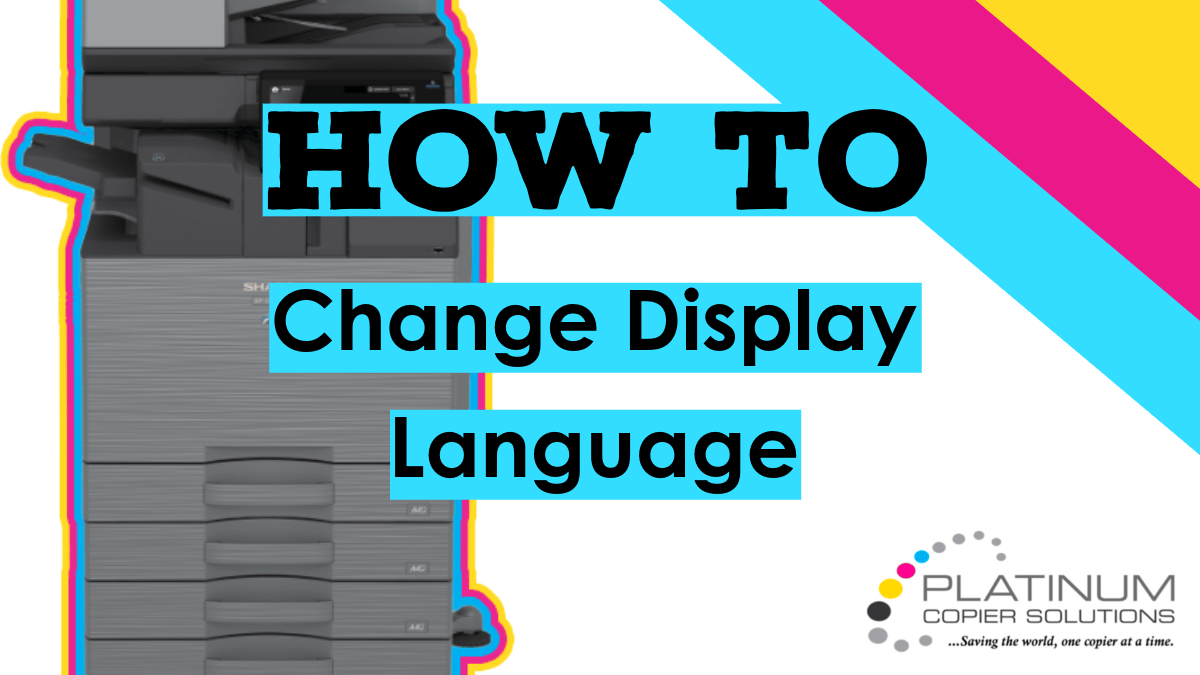 Sharp Language Setting Featured image for how to change the Sharp display language
