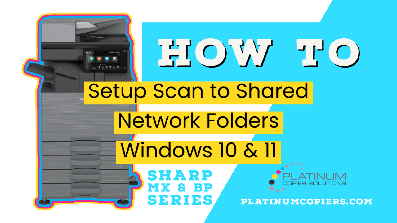 Setup Network Folder Scanning How To Setup Network Folder Scanner Sharp