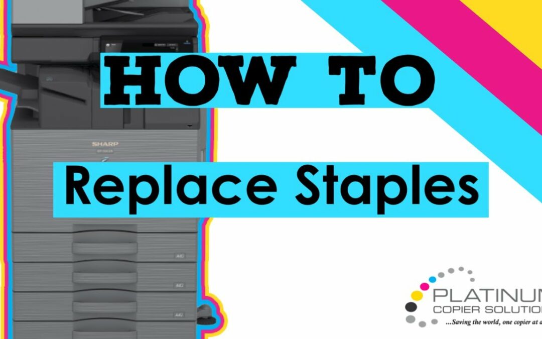 How To Replace Staples on Sharp Copier [Video]